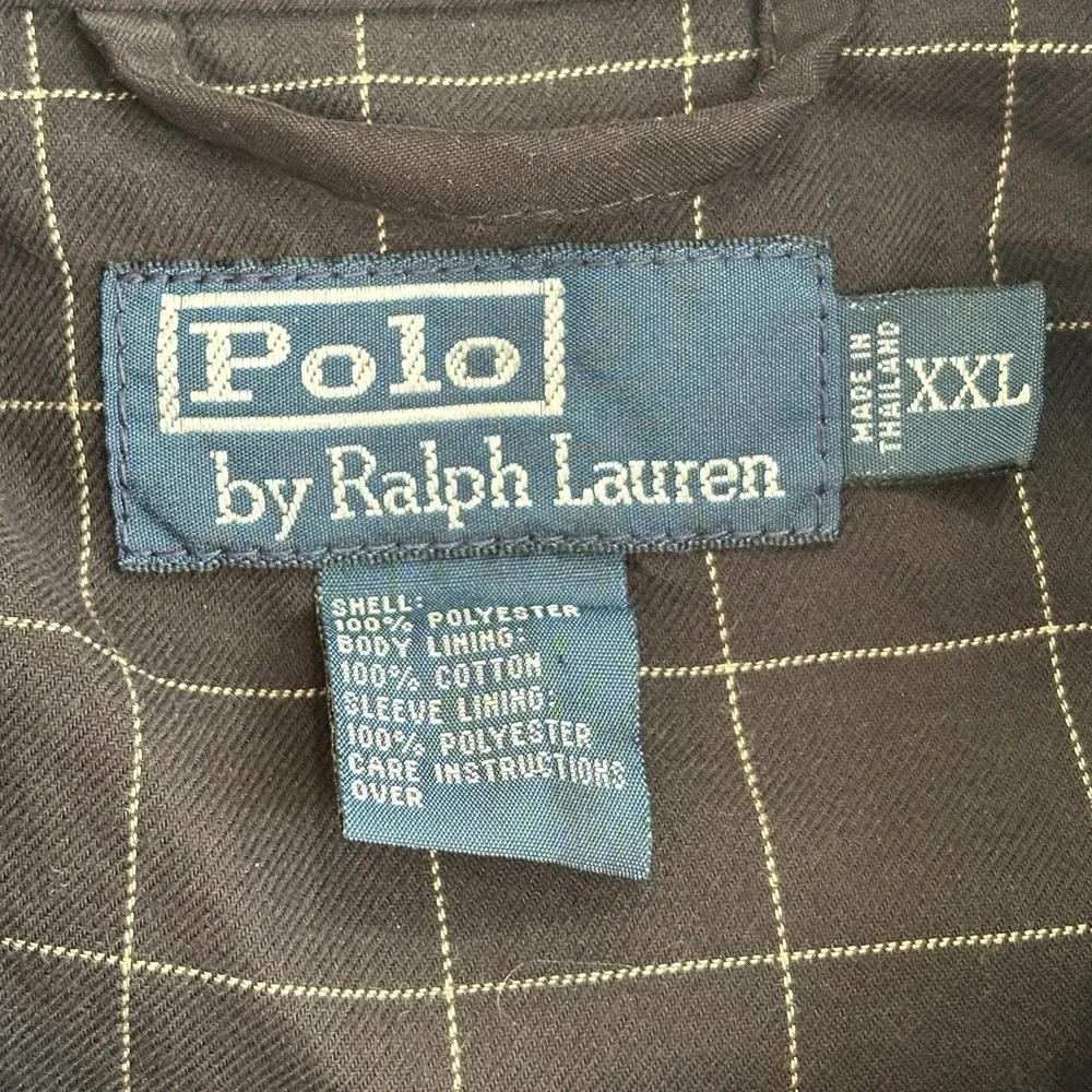 Polo Ralph Lauren Harrington Windbreaker Jacket XXL Golf Zip Athleisure Travel